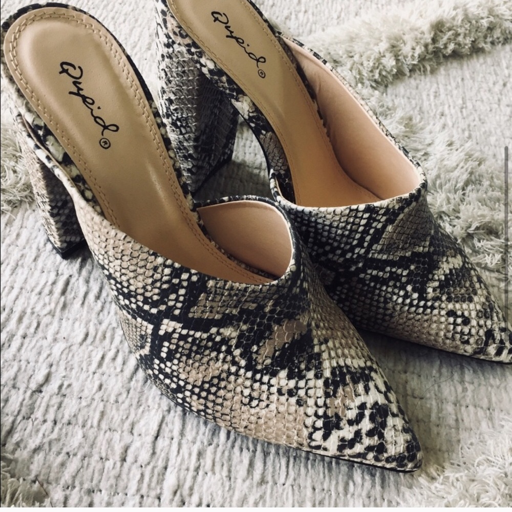 Snake print Mules 🐍 ✨